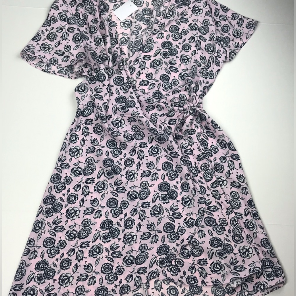 NWT: JCREW womens MIDI Wrap dress sz12